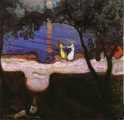 The Dance in the seaside Edvard Munch